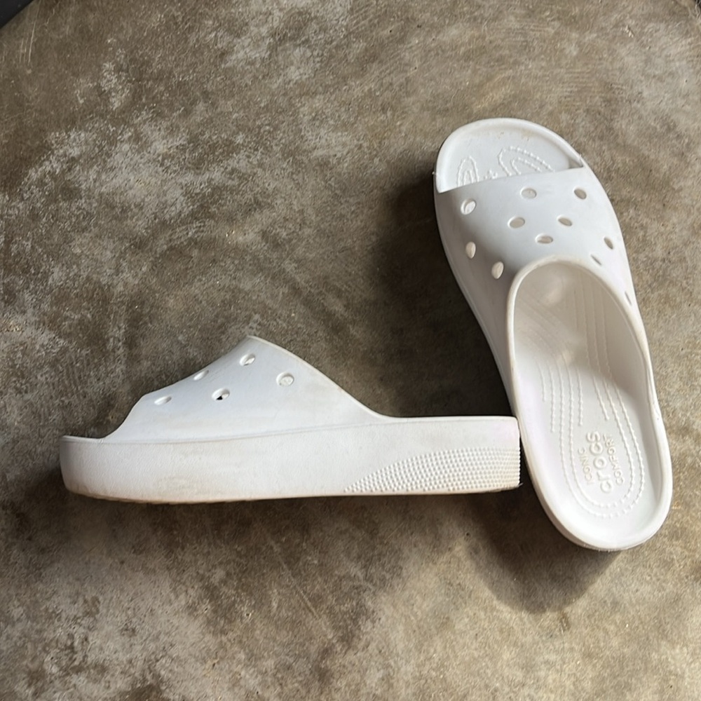 White crocs